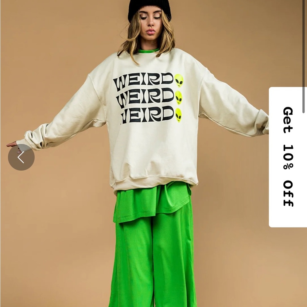 Dressed in LALA weirdo Graphic Sweatshirt
